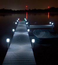 Dock Solar Lights - Schoodic Enterprises - Aqua-Lounge Dock Alum. Docks, Watercraft Lifts & More - SchoodicEnterpries.com Dock Solar Lights - Schoodic Enterprises - Aqua-Lounge Dock Alum. Docks, Watercraft Lifts & More - SchoodicEnterpries.com